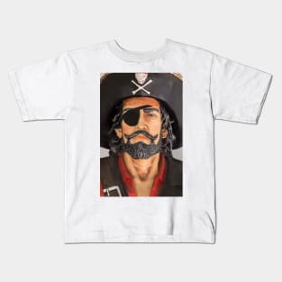 Key West Art - A Pirate On The Street © Kids T-Shirt